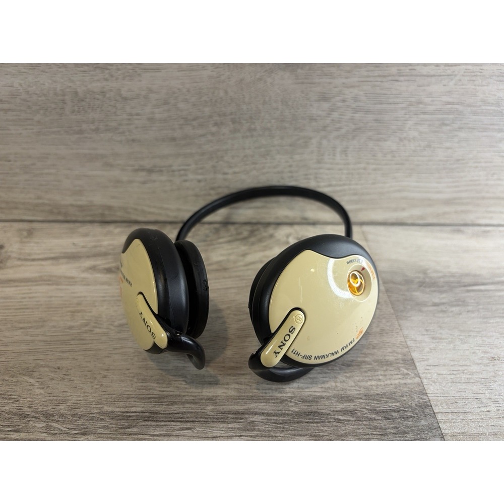 Sony Walkman S2 Sports SRF-H11 FM/AM Radio Headphones w/ Mega Bass Tested Works